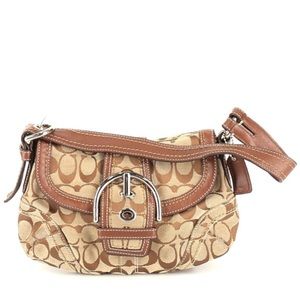 Coach canvas shoulder bag